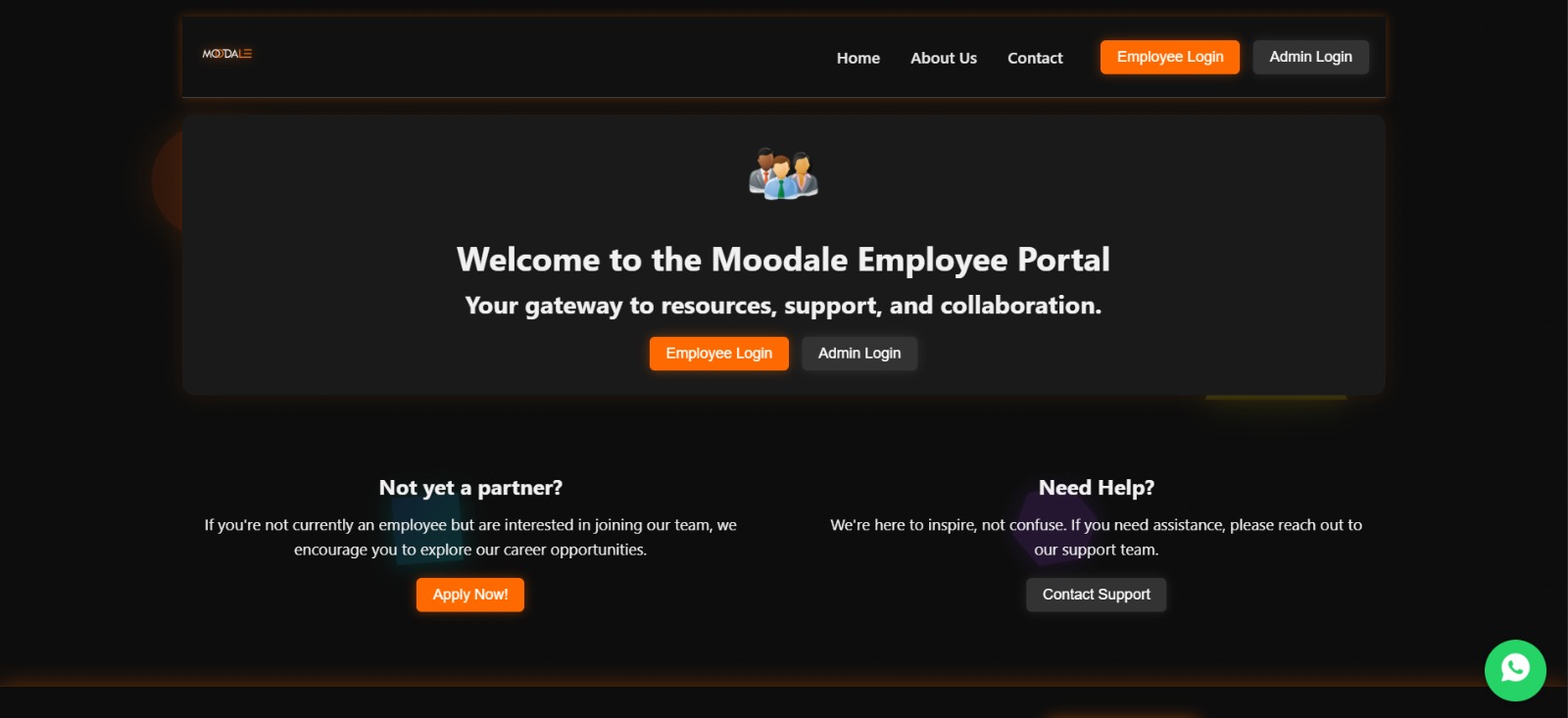 Moodale Operations Panel